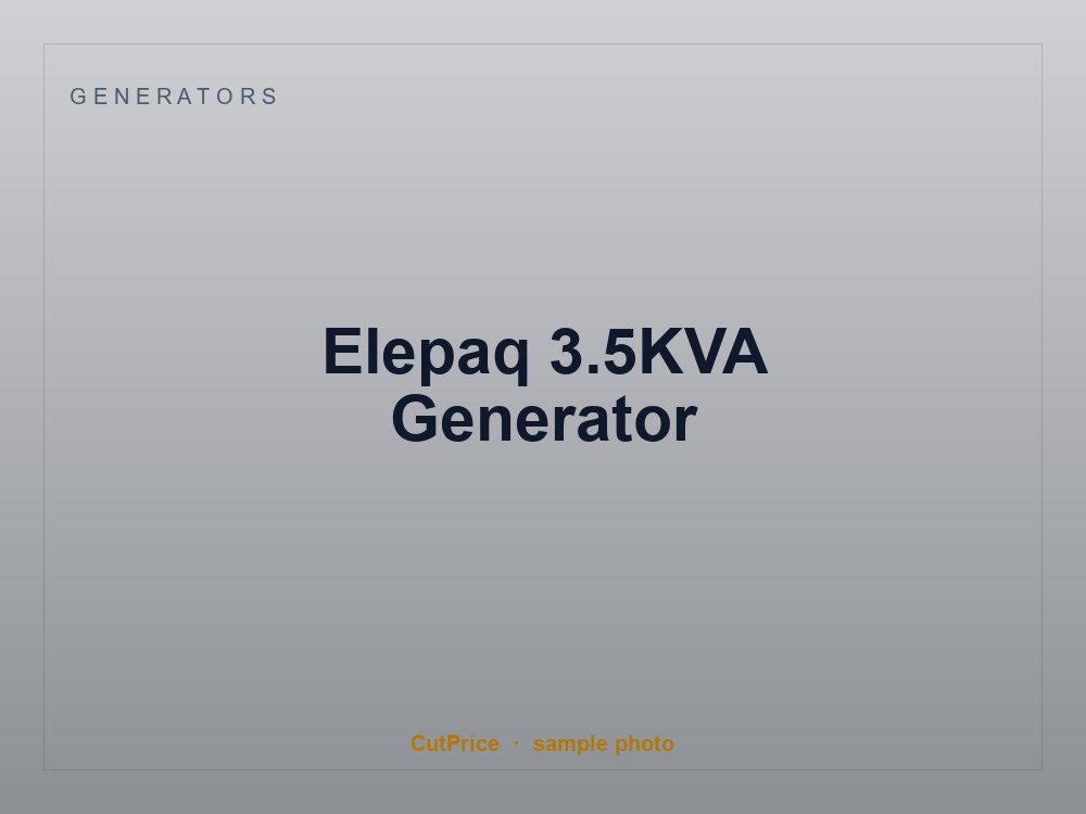 Elepaq 3.5KVA Generator